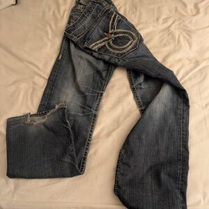 Big Star Women's Boot Cut Jeans in Dark Blue